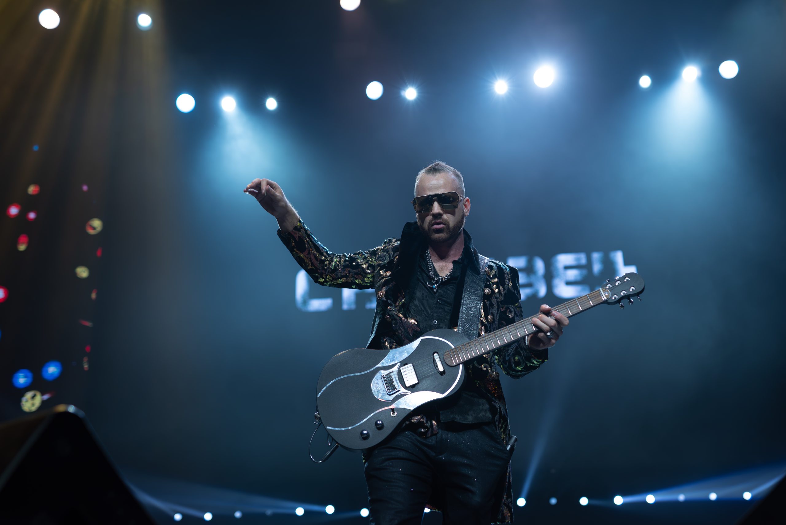 Chase Bell performing live
